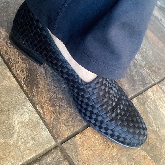 MEZLAN Tuxedo Woven Silk Formal unisex Dress Loafer Shoe Unisex mens 9 womens 10 - Picture 14 of 15